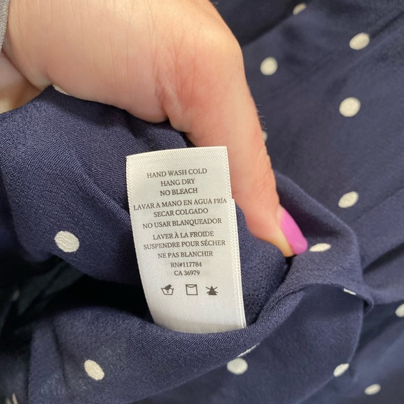 Rails polka dot tie front blouse - Picture 4 of 7